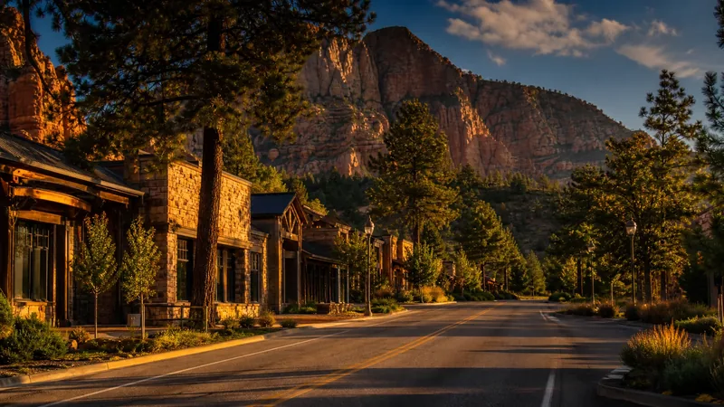High-country main street among pines and red-rock hills, Flagstaff Business License